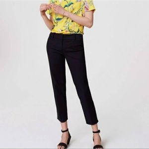 LOFT Black Julie Skinny Ankle Pant